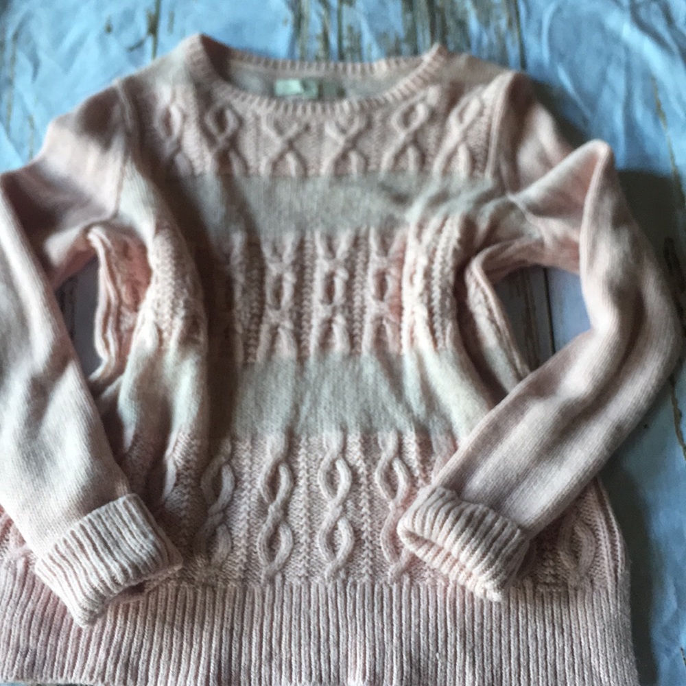 loft soft pink sweater NWOT